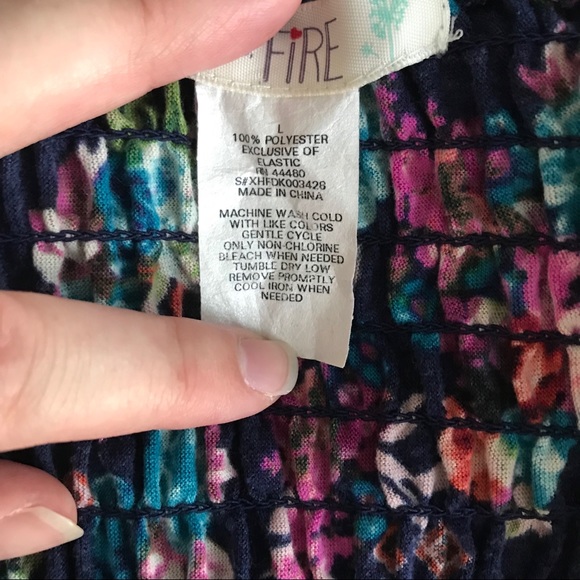 💙FLORAL SUMMER COTTON DRESS - Picture 3 of 4